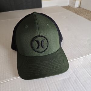 Hurley Oceanside Hat / Cap Green / Black Mesh